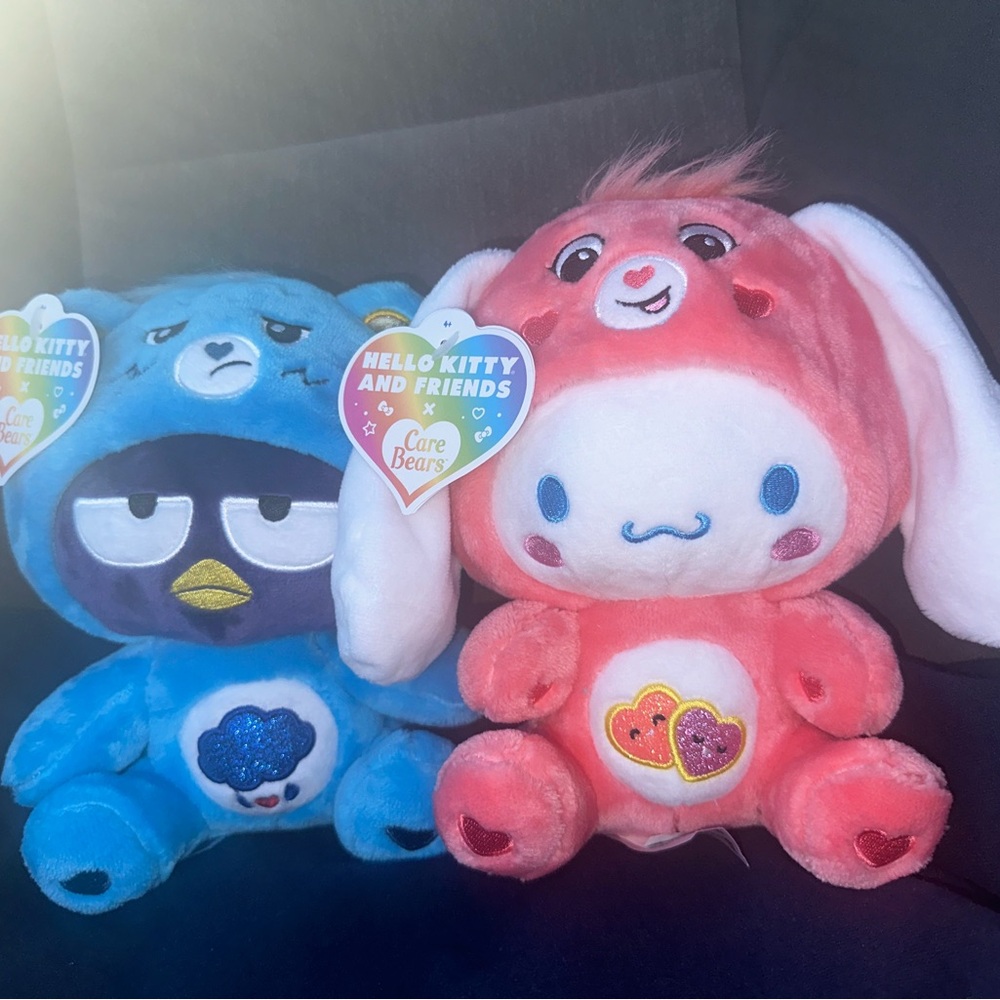 Hello Kitty and Friends x Care Bears Plush Set